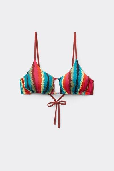 Multicolour Padded Bikini Top, , large image number 4