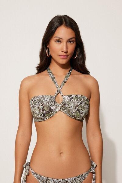 Multicolour Unpadded Bikini Top, 5701_769Y, large image number 1