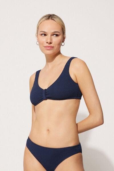Navy Wavy Bikini Top, 5701_772Y, medium