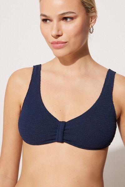Navy Wavy Bikini Top, 5701_772Y, large image number 3