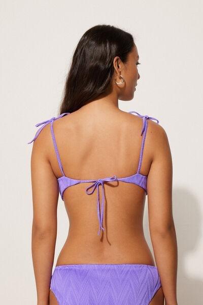 Lilac Chevron Bikini Top, , large image number 2