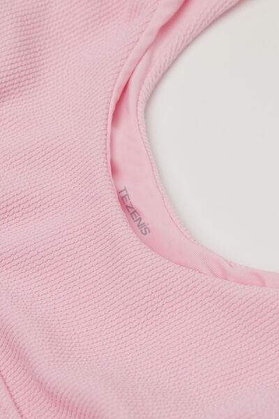 Pink Ribbed Bikini Top, 5701_899Y, large image number 3