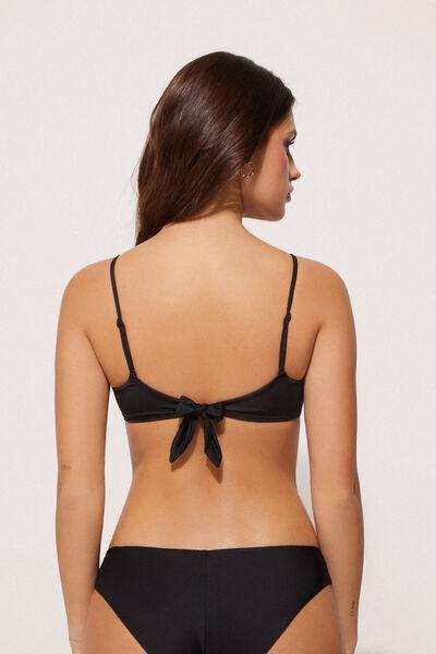 Black Lightly Padded Bikini Top, , large image number 2