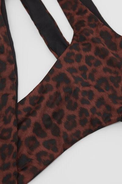 Brown One-Piece Swimsuit, 5701_512Y, large image number 5