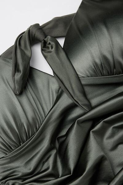 Green One-Piece Triangle Swimsuit, 5701_503Y, large image number 5