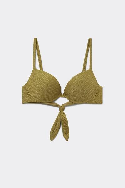 Green Sparkling Touch Padded Push-Up Bikini Top, 5701_285Z, large image number 4