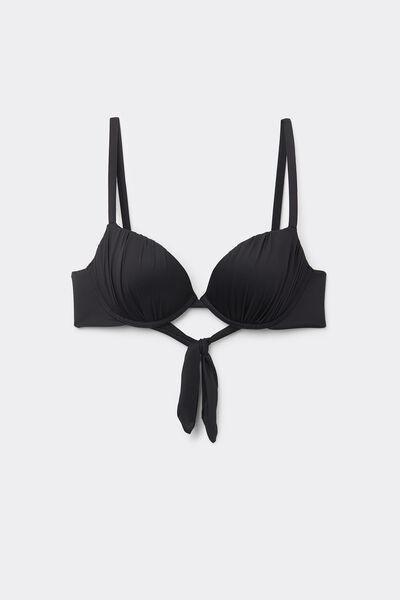Black Graduated Push-Up Bikini Top, , large image number 4
