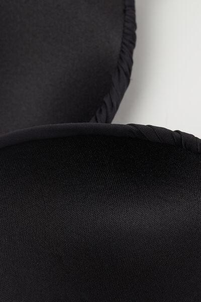 Black Graduated Push-Up Bikini Top, Black, large image number 6