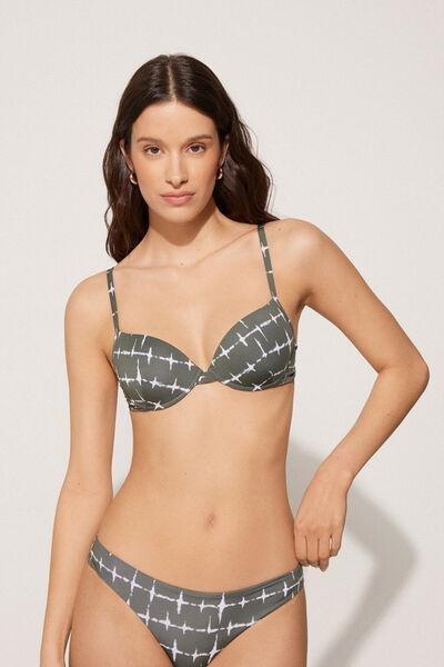 Green Preformed Push-Up Bikini Top, 5701_516Y, large image number 1