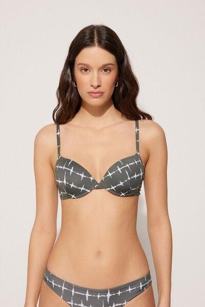 Green Preformed Push-Up Bikini Top, 5701_516Y, large image number 1