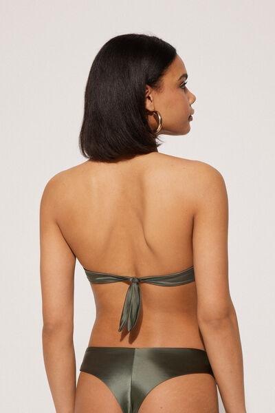 Green Preformed Push-Up Bikini Top, , large image number 2