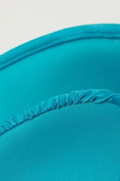 Blue Shiny Glam Push-Up Bikini Top, 5701_524Y, large image number 5