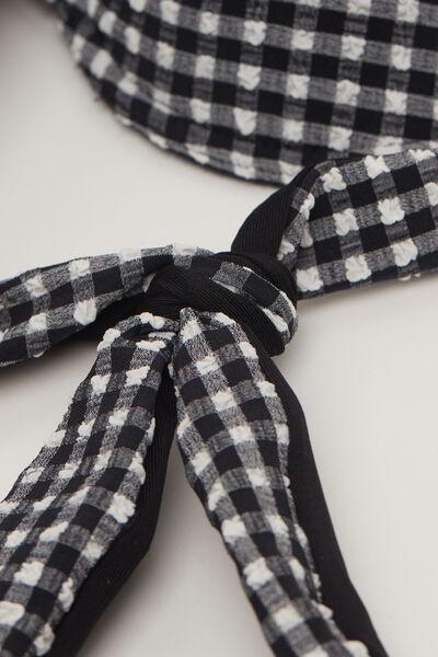 Black Padded Push-Up Bikini Top, 5701_778Y, large image number 6