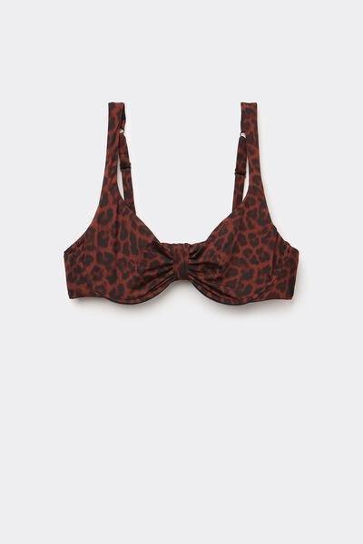 Brown Balconette Bikini Top, 5701_512Y, large image number 4