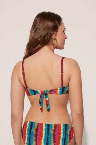 Multicolour Balconette Bikini Top, , large image number 2