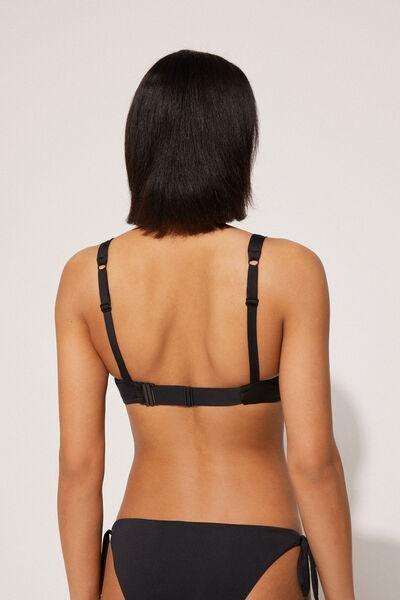 Black Balconette Bikini Top, , large image number 2