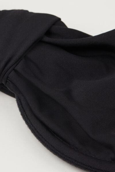 Black Balconette Bikini Top, Black, large image number 4