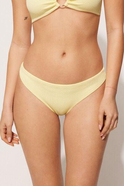 Yellow Dreamy Effect Brazilian Bikini Briefs, 5701_494Y, medium
