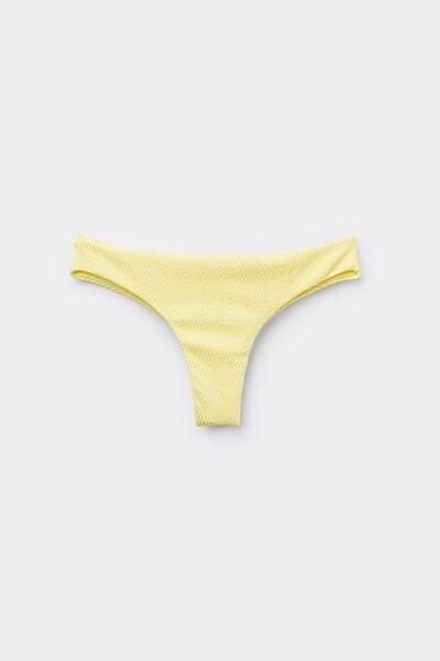 Yellow Dreamy Effect Brazilian Bikini Briefs, 5701_494Y, large image number 3