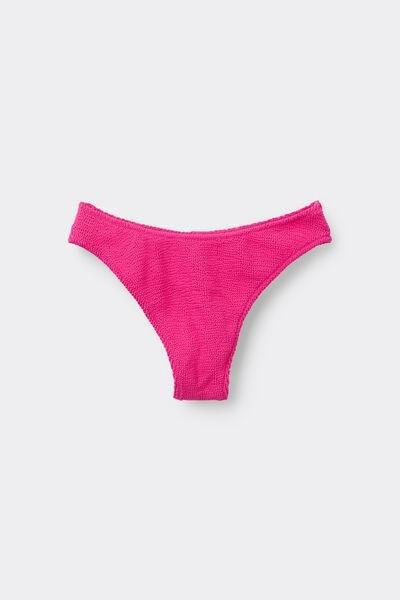 Pink High-Leg Brazilian Bikini Briefs, , large image number 4