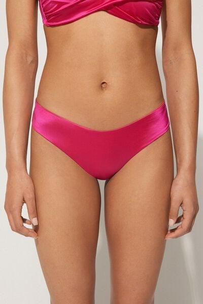 Pink High-Leg Brazilian Bikini Briefs, 5701_497Y, large image number 0