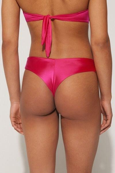 Pink High-Leg Brazilian Bikini Briefs, 5701_497Y, large image number 2