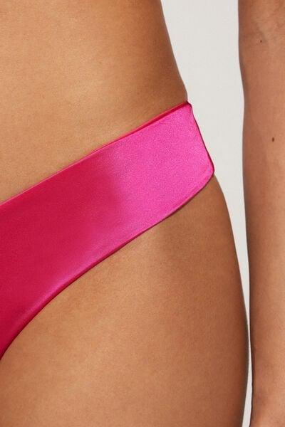 Pink High-Leg Brazilian Bikini Briefs, 5701_497Y, large image number 3