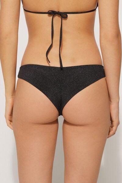 Black Brazilian Bikini Bottoms, Black, large image number 2