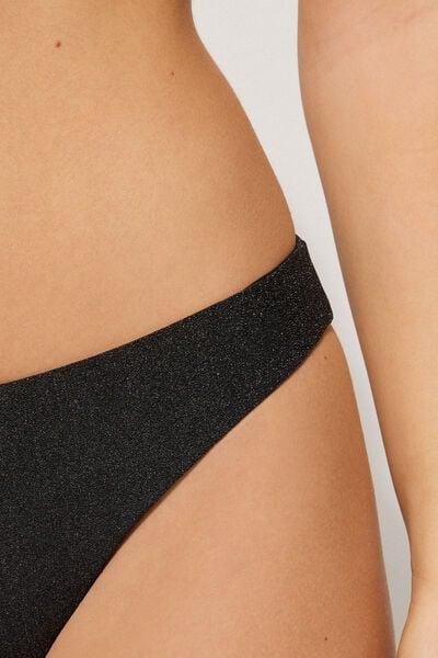 Black Brazilian Bikini Bottoms, Black, large image number 3