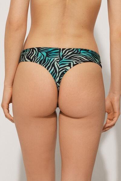 Multicolour High-Leg Bikini Bottoms, , large image number 2