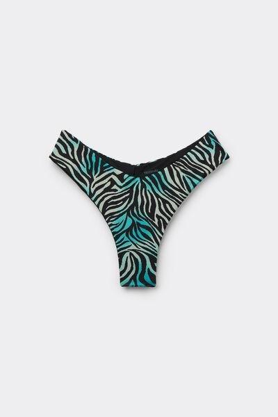 Multicolour High-Leg Bikini Bottoms, , large image number 4