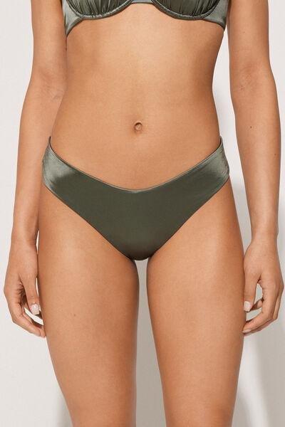 Green High-Leg Brazilian Bikini Briefs, , large image number 0