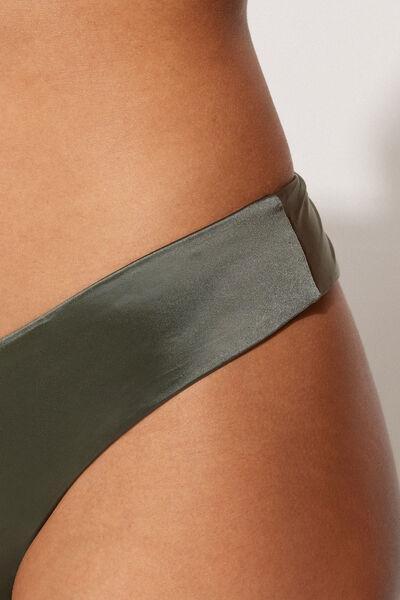 Green High-Leg Brazilian Bikini Briefs, , large image number 3