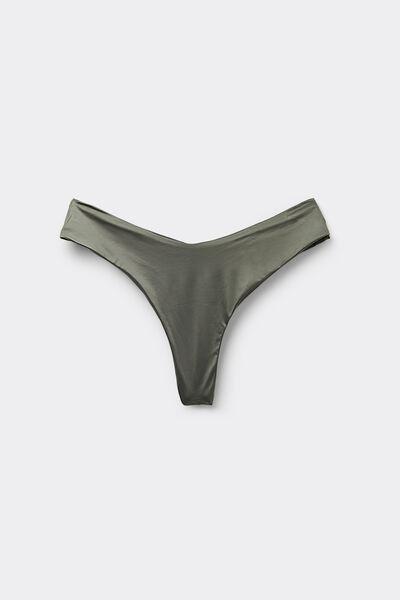 Green High-Leg Brazilian Bikini Briefs, , large image number 4