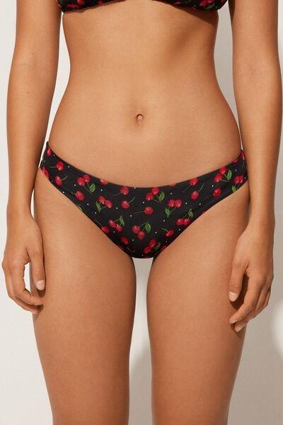 Black Cherry Print Brazilian Briefs, , large image number 0