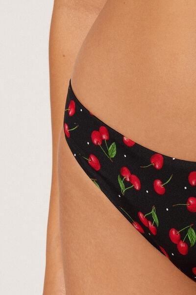 Black Cherry Print Brazilian Briefs, , large image number 3