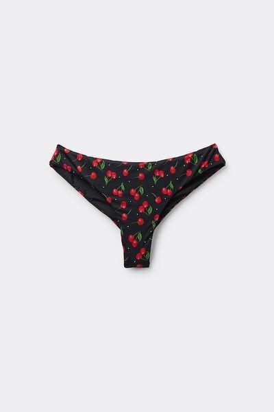 Black Cherry Print Brazilian Briefs, , large image number 4