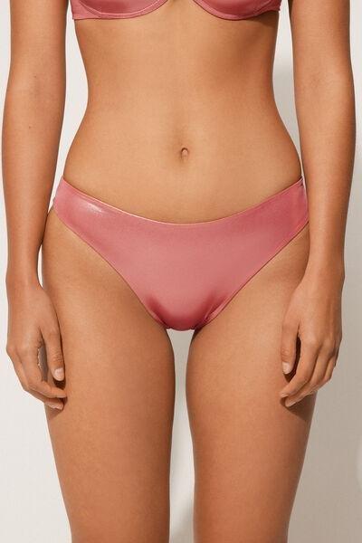 Pink High-Cut Brazilian Bikini Bottoms, , large image number 0