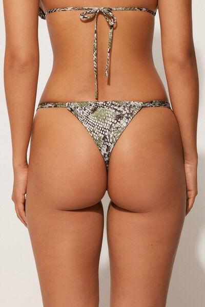 Multicolour Shutter Curtain Brazilian Briefs, , large image number 2