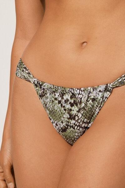 Multicolour Shutter Curtain Brazilian Briefs, , large image number 3