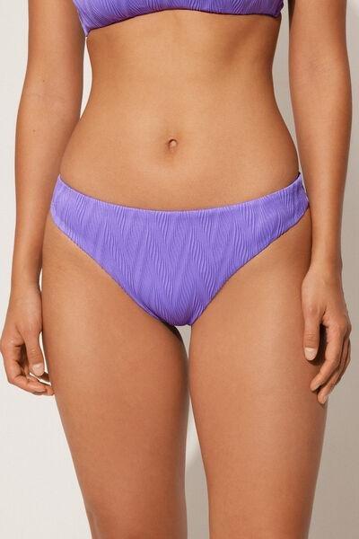Lilac Timeless Chevron Brazilian Bikini Bottoms, , large image number 0