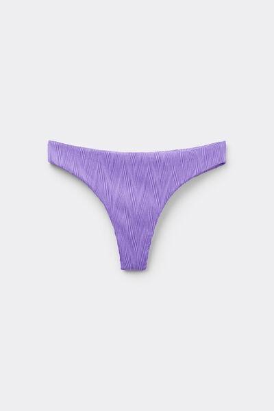Lilac Timeless Chevron Brazilian Bikini Bottoms, , large image number 4
