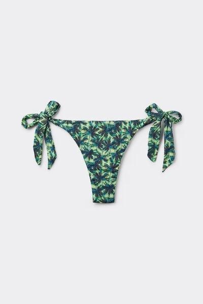 Multicolour Tie-Detail Brazilian Bikini Briefs, 5701_897Y, large image number 4