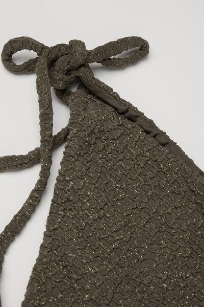 Green Crinkle Dune Brazilian Bikini Bottoms, 5701_226Z, large image number 6