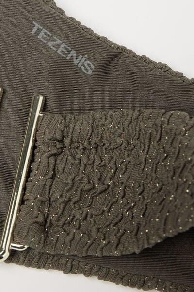 Green Crinkle Dune Brazilian Bikini Bottoms, 5701_226Z, large image number 6