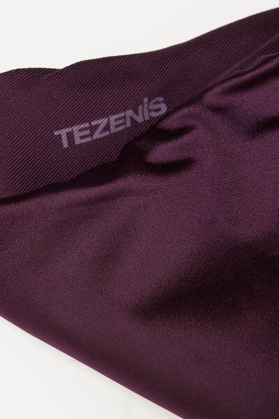 Burgundy Shiny Glam Rounded High-Cut Brazilian Bikini Bottoms, 5701_282Z, large image number 5