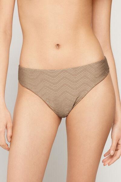 Brown Sparkling Touch Rounded High-Cut Brazilian Bikini Bottoms, 5701_286Z, large image number 1
