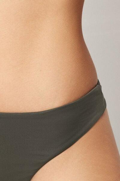 Green Timeless Look Brazilian Bikini Bottoms, 5701_226Z, large image number 3