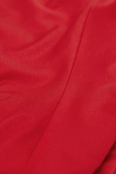 Red Tie Detail Brazilian Bikini Bottoms, 5701_290Z, large image number 5