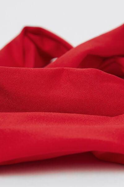 Red Tie Detail Brazilian Bikini Bottoms, 5701_290Z, large image number 6